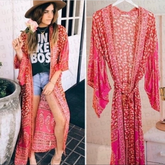 💼 Gorgeous Multi Season Bohemian Kimono💕💕 - Picture 2 of 7